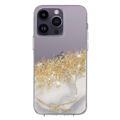 Case-Mate Funda para iPhone 14 Pro Max con Protección de 3 m - Karat Marble