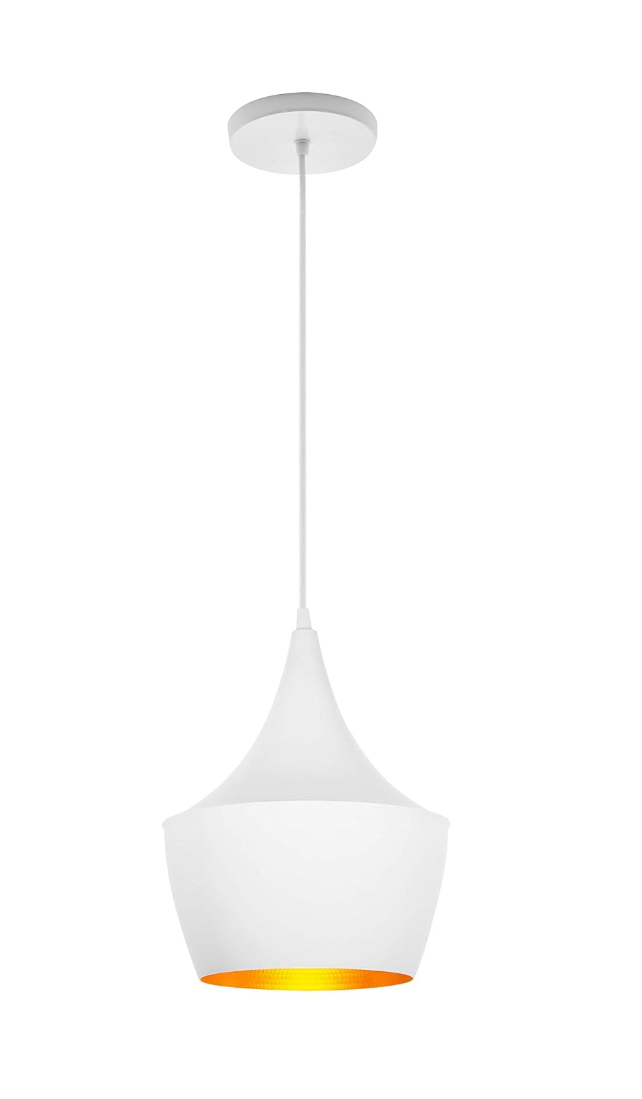 MAXXI MX-CL8001/B Lámpara de Techo Candil Aluminio Terminado, color Blanco