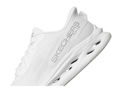 Skechers MAX Cushioning Glide-Step Caledonia Zapatillas para Mujer | Máxima amortiguación, slip-ins manos libres, plantilla Goga mate refrigerada por aire, entresuela Glide Step, goma Goodyear