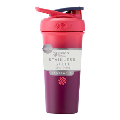 BlenderBottle Strada Botella Mezcladora 25 oz Negro - 0.7 Litros - Sangria Ombre