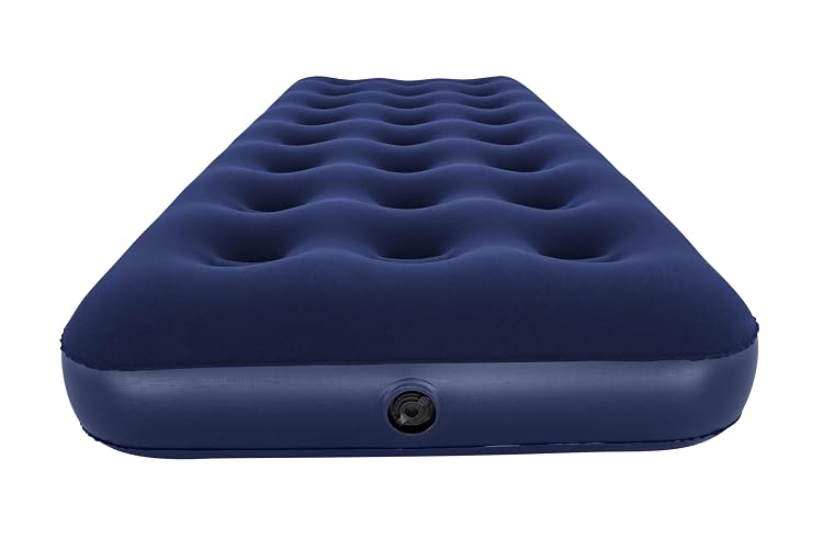 Colchón Inflable Individual Jr Twin 1.85 m x 76 cm x 22 cm Bestway para interior y exterior soporta 150 kg