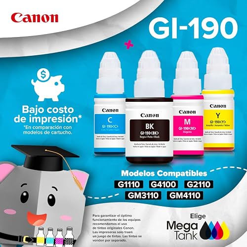 Canon Impresora Multifuncional conexión USB G2110 de Tanque de tintas