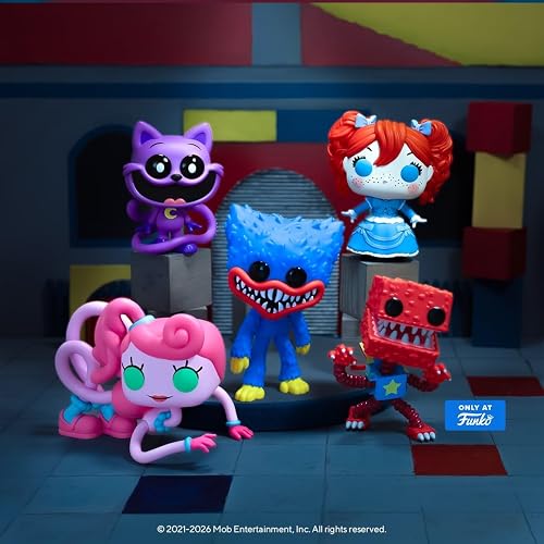 Funko Pop! Games: Poppy Playtime - Huggy Wuggy | Mercancía Oficial - Figura de Vinilo Coleccionable para Decoración - Regalo de Cumpleaños para Fans