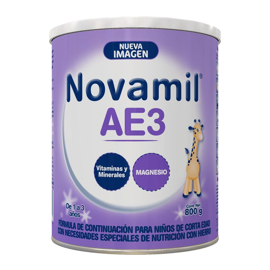 NOVAMIL AE 3 - Fórmula Etapa 3, de 12 a 36 meses edad, bote con 800g