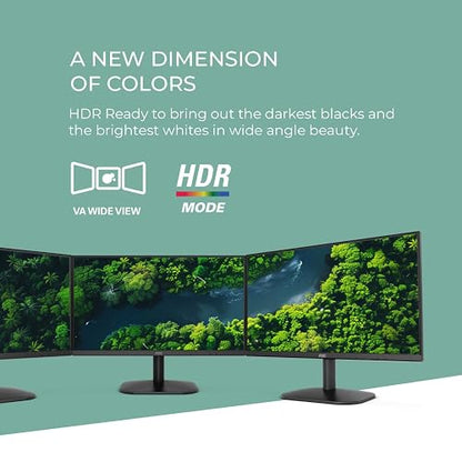 AOC Monitor 22 Pulgadas, 22B35HM23, FHD IPS, 120 Hz, 4 ms, Sincronización Adaptativa, VGA y HDMI, Sin Parpadeo, Luz Azul Baja, Listo para HDR, VESA, Ajuste de Inclinación