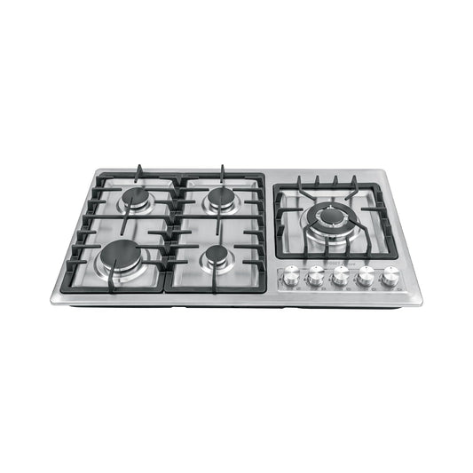 Foset Riviera PAE-915GA, Parrilla gas empotrable 90 cm 5 quemadores lateral inoxidable