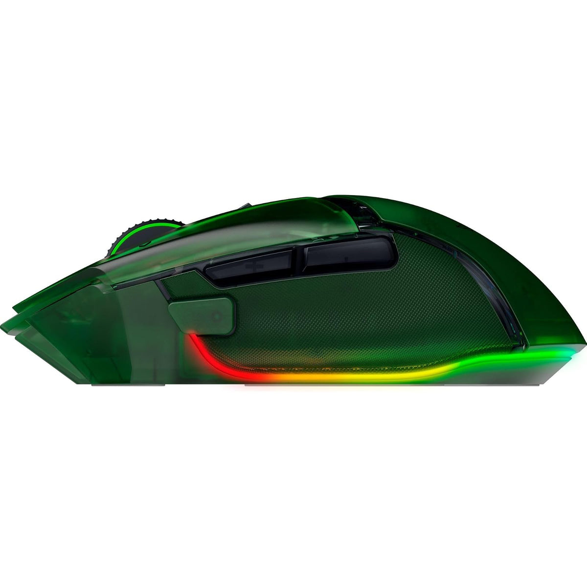 Razer Basilisk V3 Pro 35K Wireless Gaming Mouse: HyperScroll Tilt Wheel - 35K dpi Optical Sensor Gen 2-13 Customizable Controls - RGB - Optical Switches Gen 3 - Up to 140 HR Battery - Phantom Green