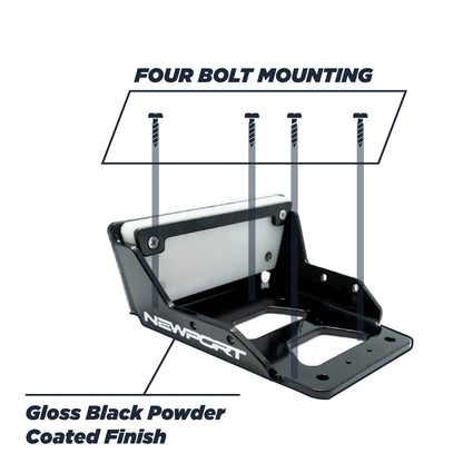 Newport Vessels 20A1000065 Soporte de Motor para Kayak, Para Agua Dulce y Salada, Gris