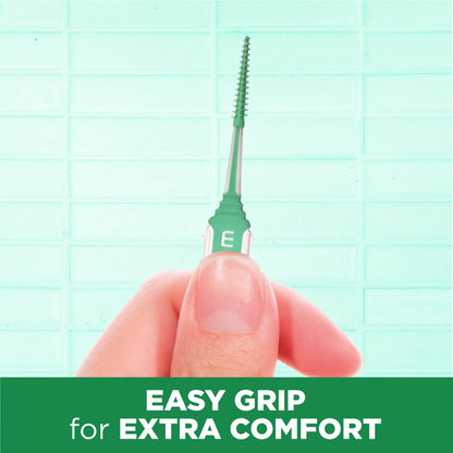 GUM Soft-Picks Comfort Flex, púas dentales fáciles de usar para limpiar los dientes, cepillos interdentales desechables con práctico estuche de transporte, púas dentales recomendadas por dentistas