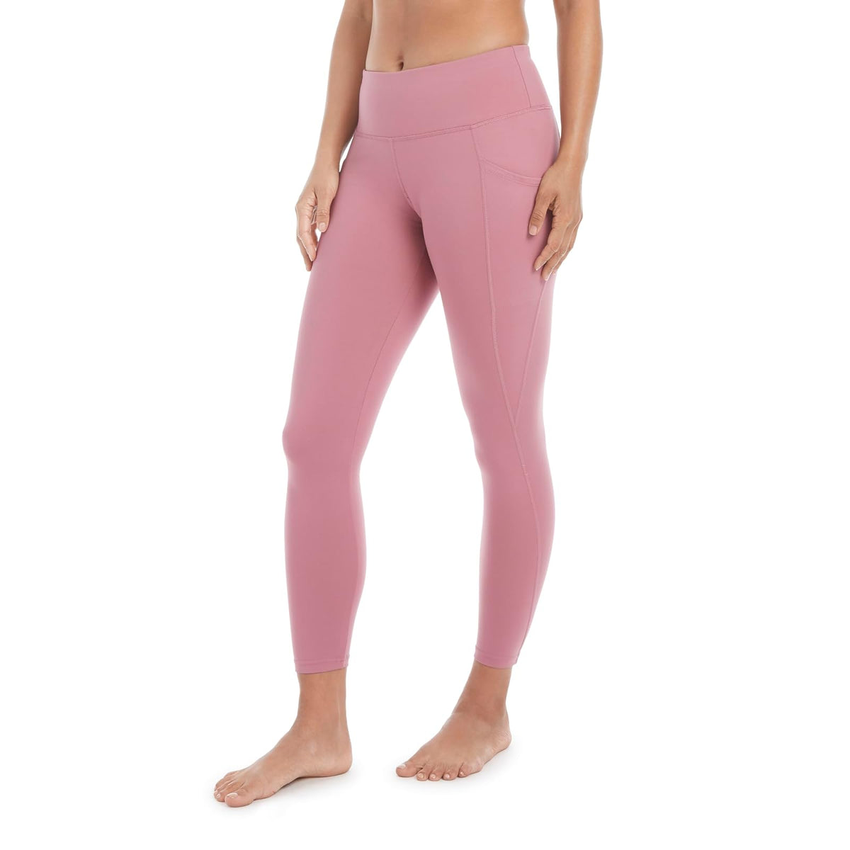 Jockey Activewear Leggings 7/8 Utility Premium Mujer - G - Rosa (Mesa Rose)