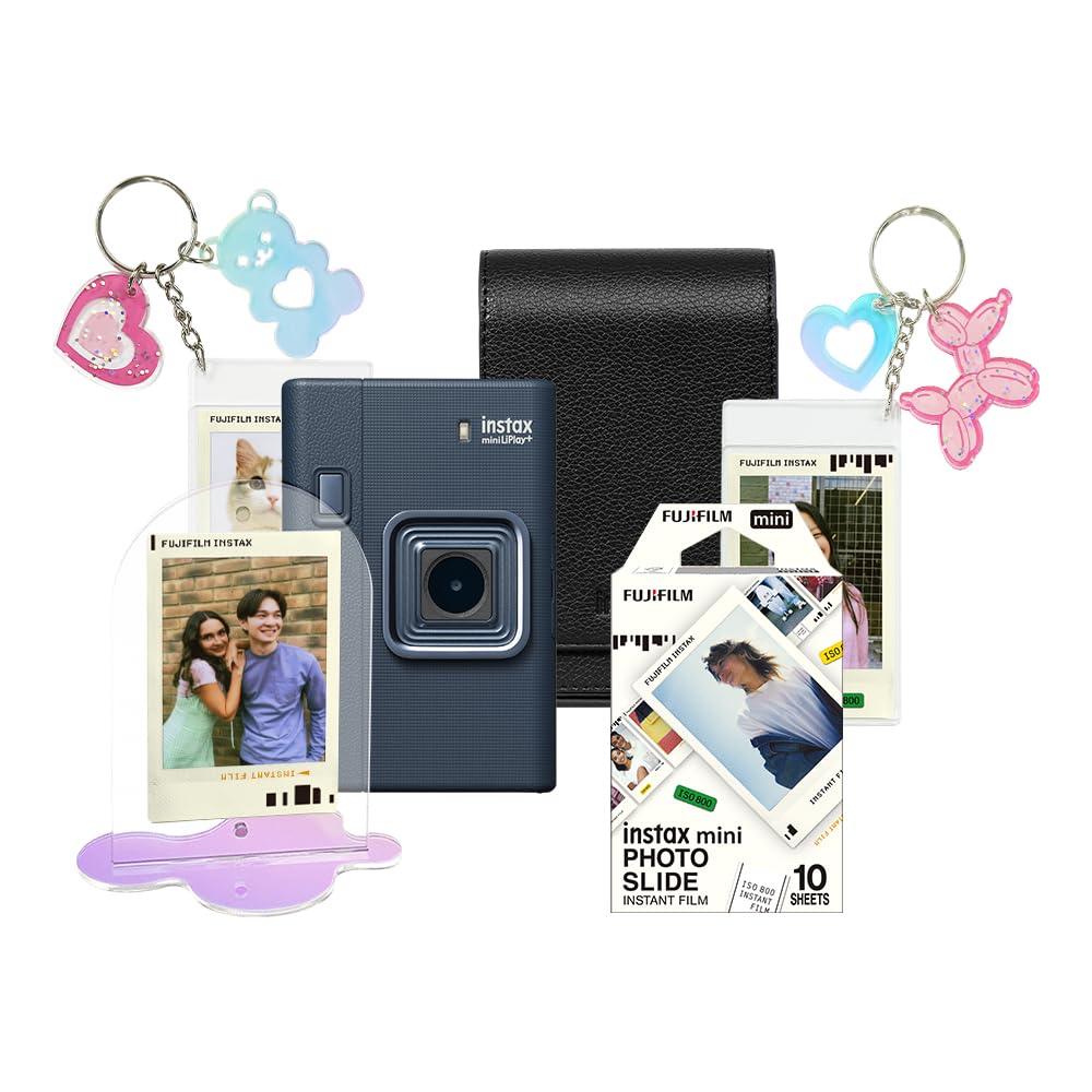 Fujifilm Paq. instax Mini LiPlay+ Azul + Accesorios