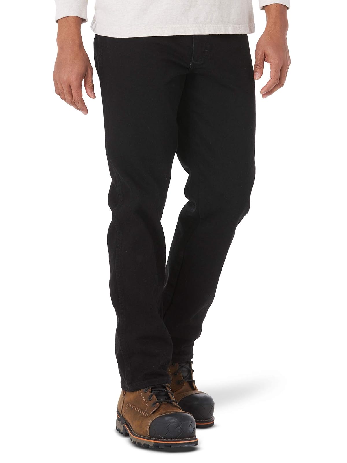 Rustler Jeans de Mezclilla Corte Regular para Hombre - Negro (Coal Black) - 44W x 30L