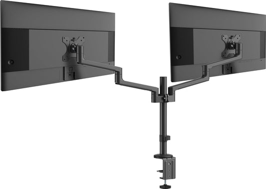 MSI Pro MT81D - Brazos de Aluminio de Alta Calidad, soporta 17-32 Pulgadas y 18 Libras por visualización, Compatible con VESA, Soporte de computadora Ajustable, Base de Abrazadera