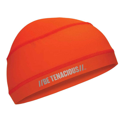 Ergodyne Chill Its 6632 - Gorra de Calavera, Forro Que Absorbe el Sudor, protección Solar UPF 50, Naranja, One Size - Naranja - Talla Única