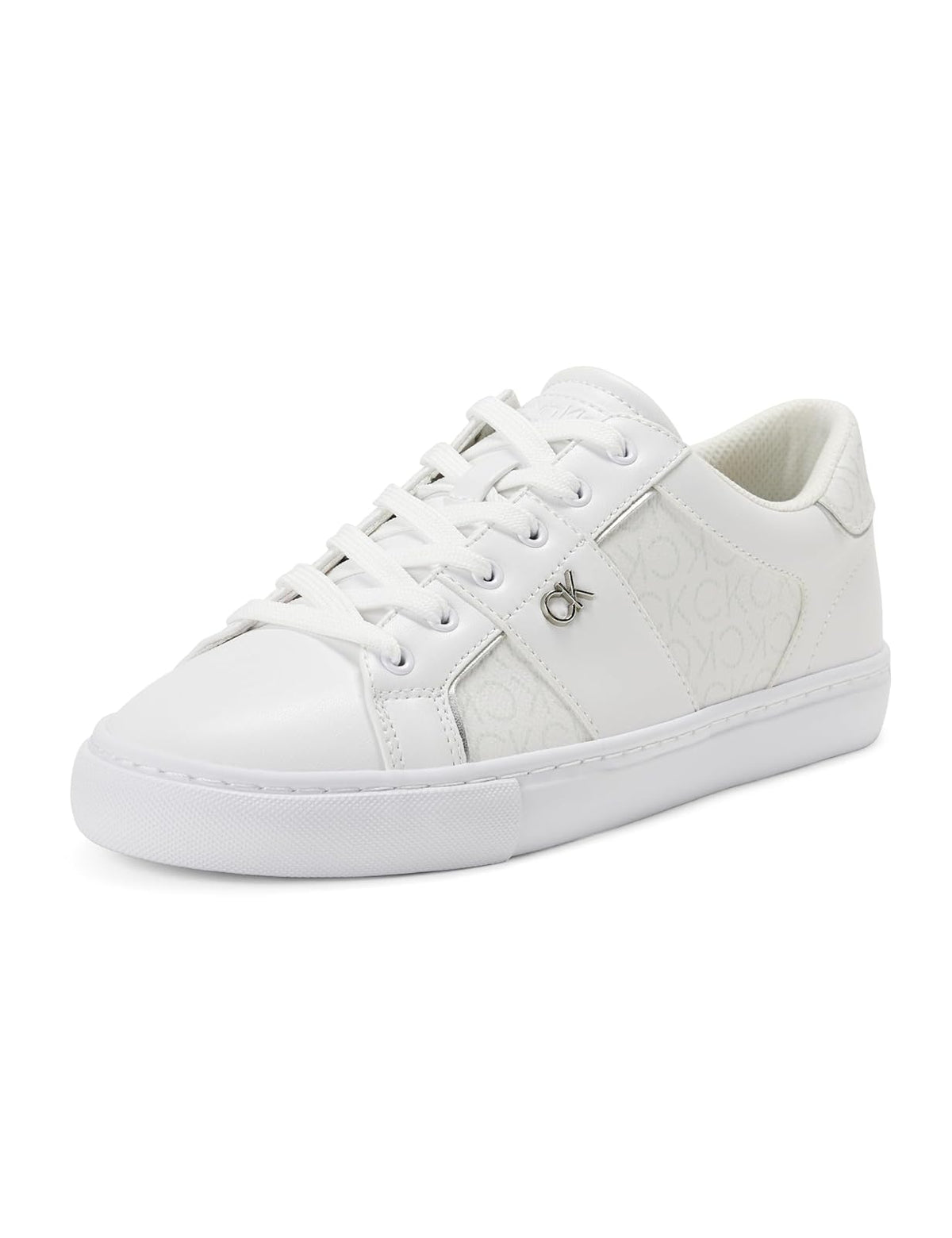 Calvin Klein Charie Tenis Casuales para Mujer - 25.0 cm - Logo blanco 140
