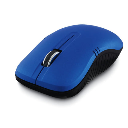 Verbatim Mouse Óptico Inalámbrico 2.4 GHz 1200 DPI Ambidiestro - Azul mate - Ratón