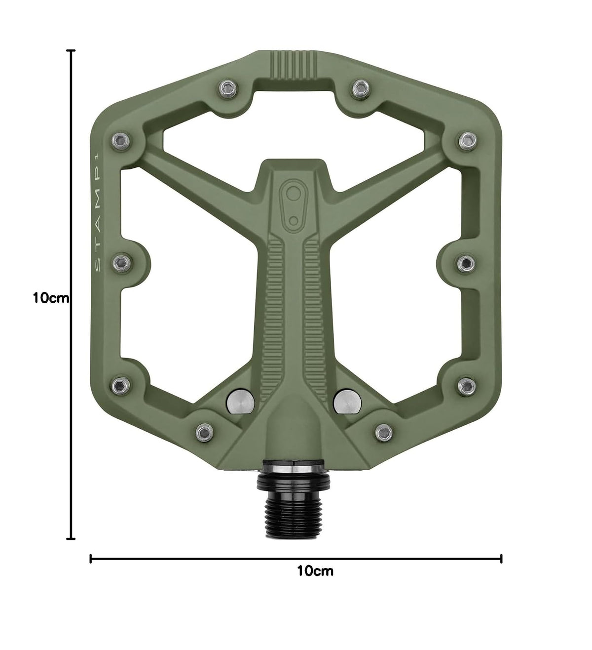 Crankbrothers Stamp Pedales Planos para Bicicleta – Tamaño específico, Ligero, versátil y Duradero