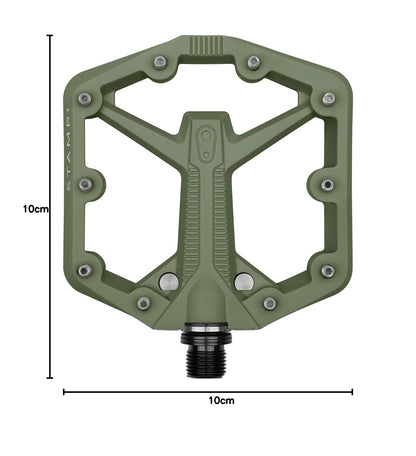 Crankbrothers Stamp Pedales Planos para Bicicleta – Tamaño específico, Ligero, versátil y Duradero