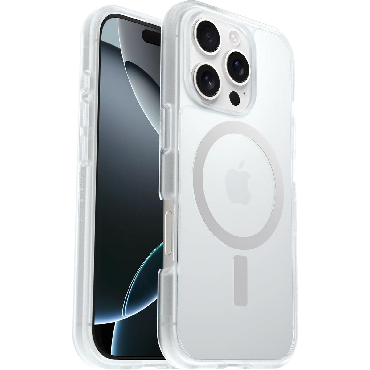 OtterBox - Funda para iPhone 16 Pro React Series - Transparente | Resistente a golpes y caídas, Ultra-fina, Protectora, Testada con los estándares Militares anticaídas