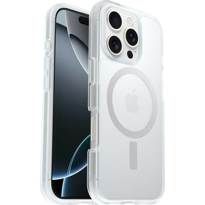 OtterBox - Funda para iPhone 16 Pro React Series - Transparente (se envía en Bolsa de plástico, Ideal para Clientes de Negocios)