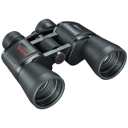 Tasco Binoculares Essentials Porro 10x50 mm. Prismático con Alcance de visión de hasta 1000 Metros, Negro, para Uso Astronómico y Terrestre