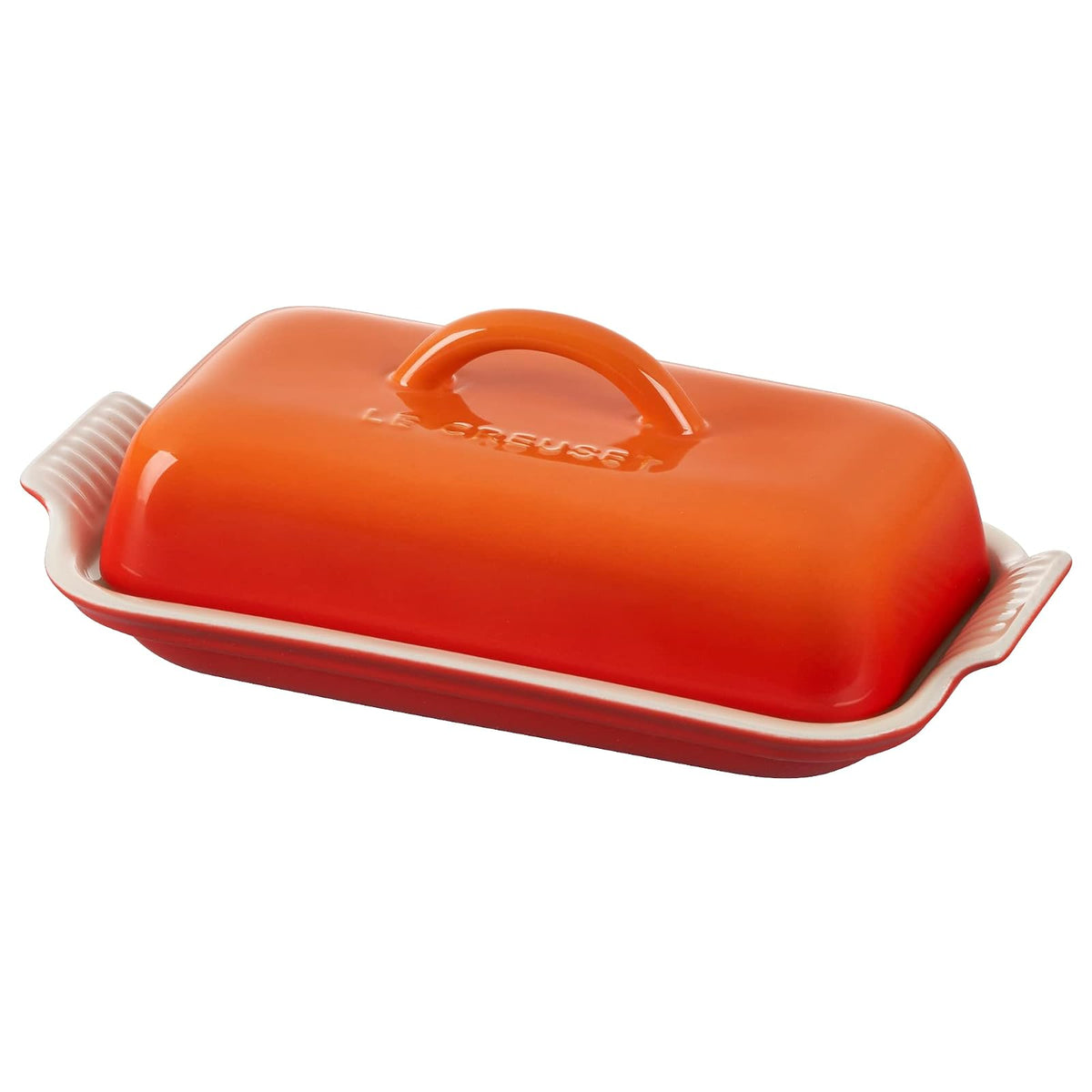 Le Creuset Heritage Mantequillera de Gres - 8.3" x 4.1" x 3" - Llama
