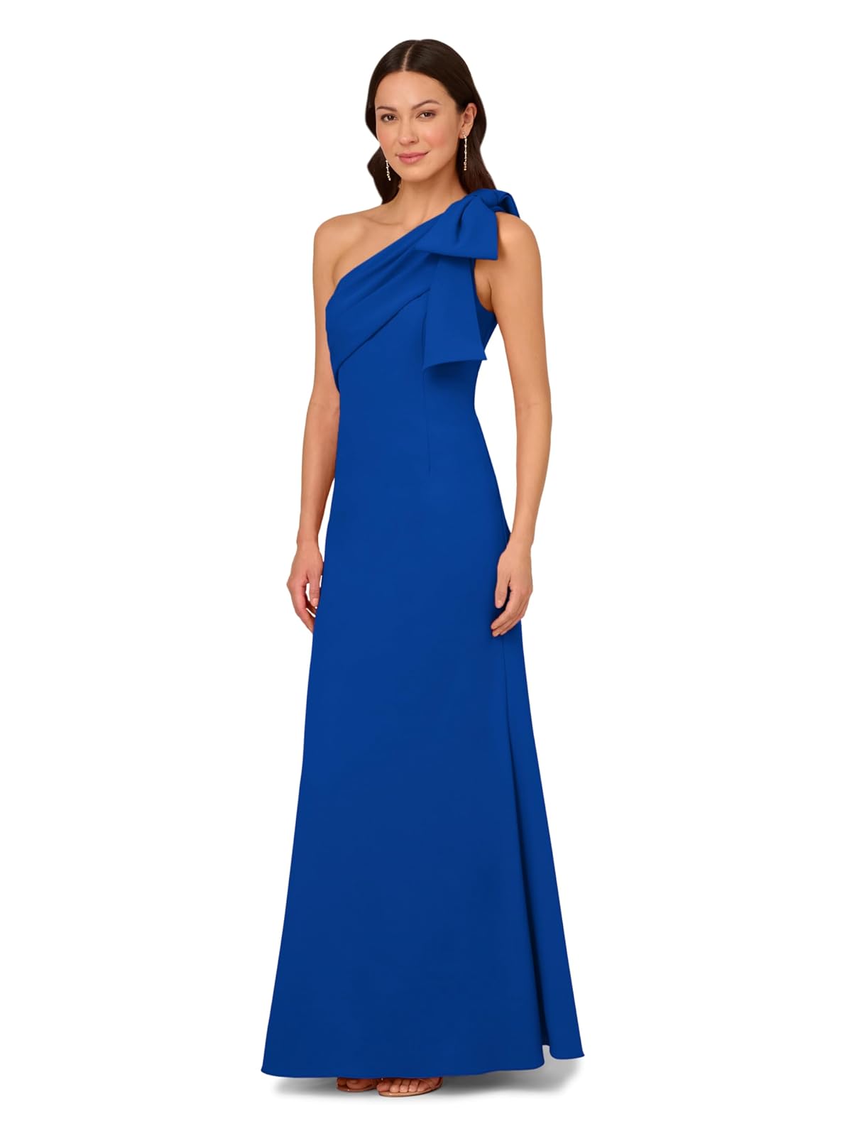 Adrianna Papell Vestido Largo de crepé elástico Vestido para ocasión especialMujer