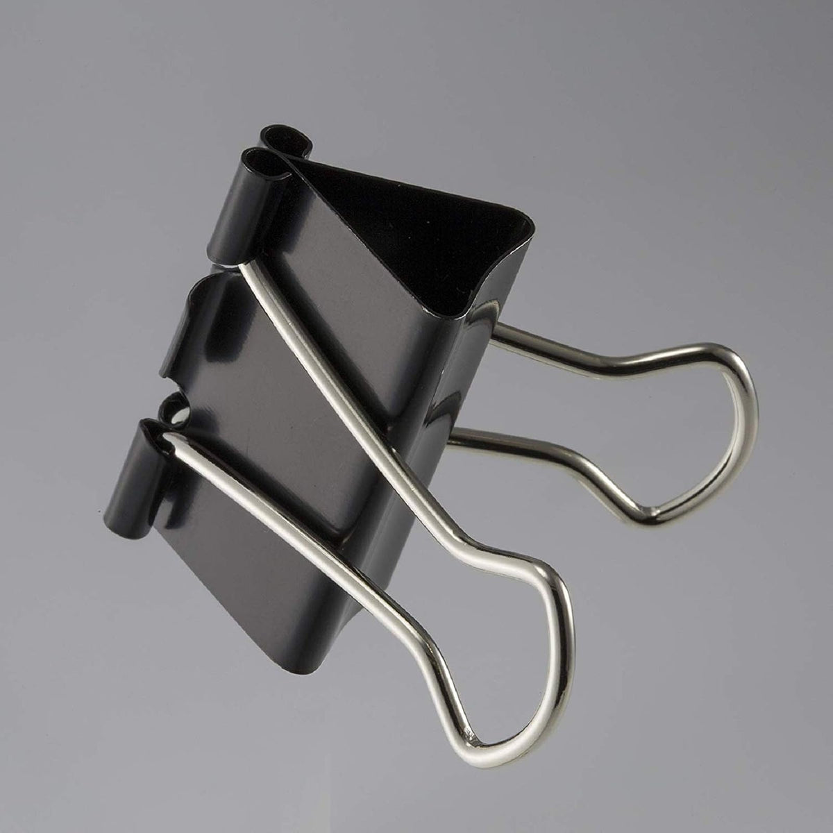 Officemate Clips medianos para carpeta, color negro, 12 unidades (paquete de 12)