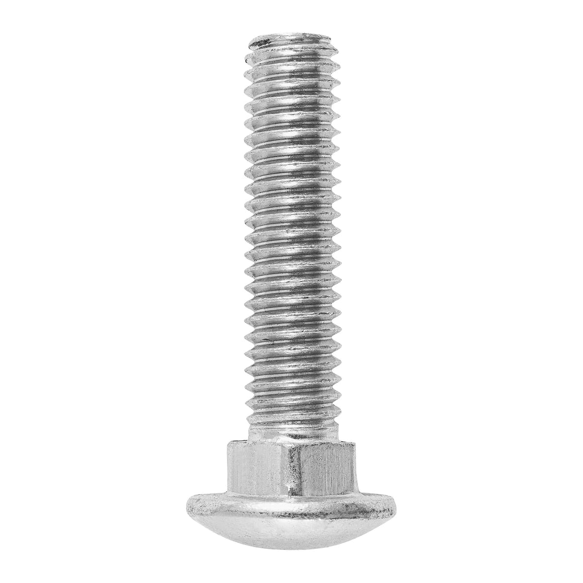 Fiero Tornillo de Carruaje Acabado Galvanizado Bolsa con 60 Piezas - 7 - 16"X 2"