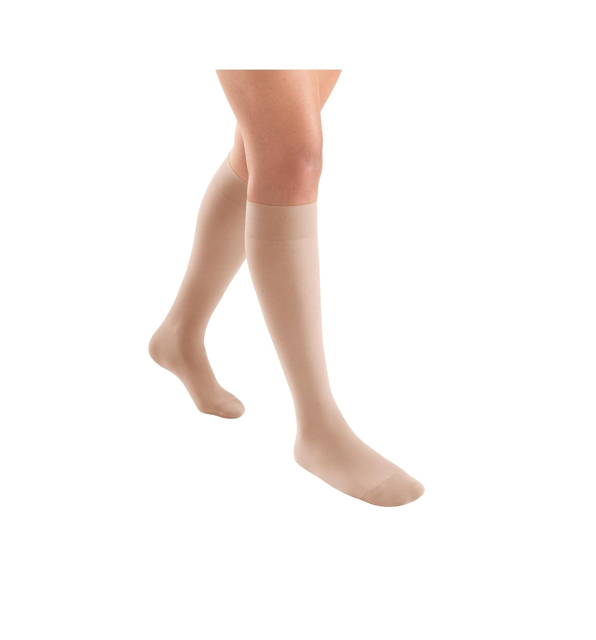 JOBST Activa Sheer Calcetines de Compresión 15-20 mmHg Puntera Cerrada - Mediano - sedoso beige