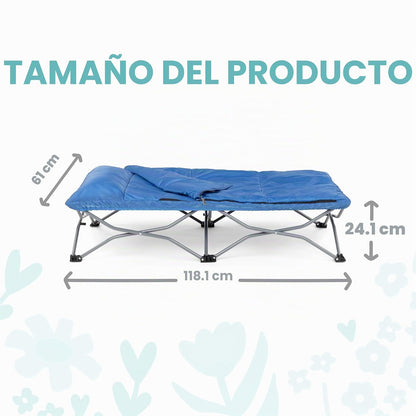 Regalo My Cot Deluxe, with Sleeping Bag, Navy