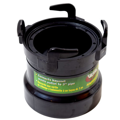 Valterra T1028 Adaptador de Tubo Rígido Giratorio 7.6 cm Negro