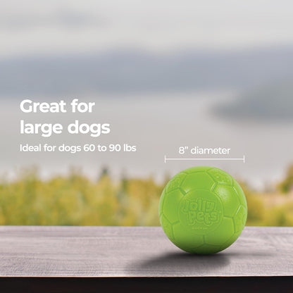 Jolly Pets - Pelota de fútbol Flotante de 20 cm de diámetro, Color Verde Manzana