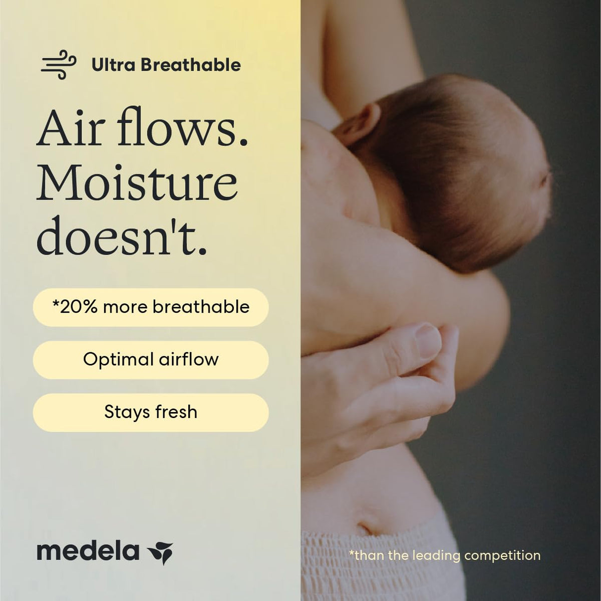 Medela Almohadillas para Lactancia Ultra Transpirables, Altamente Absorbentes y Súper Suaves, Paquete de 200