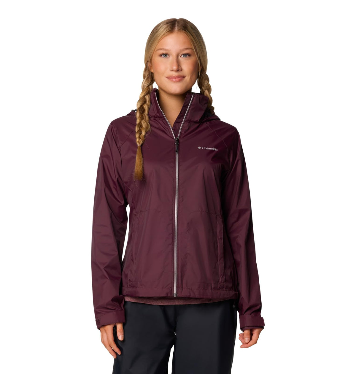 Columbia Switchback IV Chamarra Impermeable para Mujer - XS - Moonvista