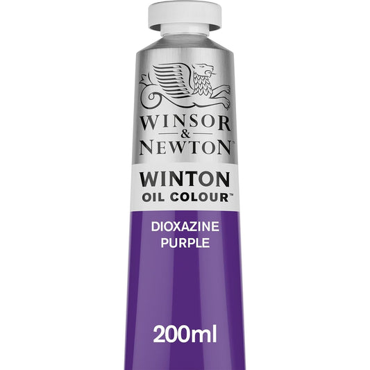 Winsor & Newton Winton Pintura de Óleo, Morado (Dioxazine Purple 229), 200 ml Tubo, 1 Unidad
