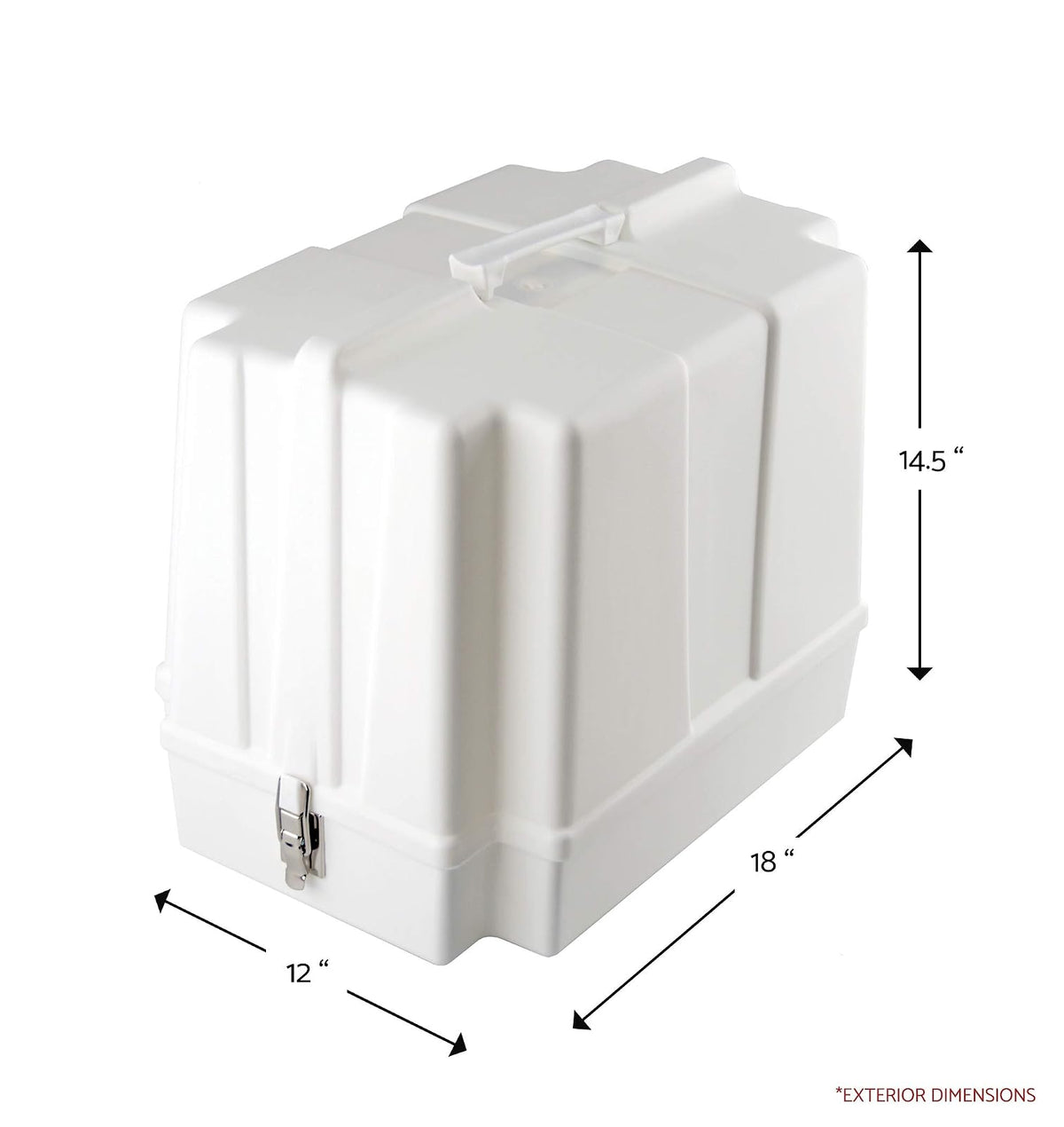 Brother 5300A - Carcasa rígida para máquina de coser, color blanco roto 45,7 x 30,5 x 35,5 cm