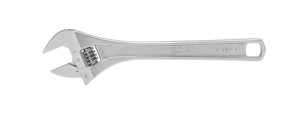 RIDGID - Llave Ajustable 762 12", 86917, Aleación de Acero, Resistencia y Durabilidad, Anticorrosión, Kit de Herramientas, Plomería
