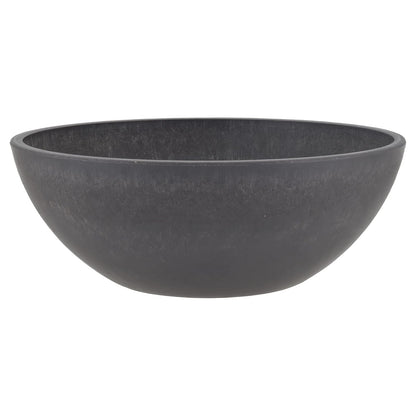 PSW Pot M30DC Collection - tazón de jardín Poco Profundo para suculentas, Bonsai, Jardines de Hadas, Hierbas, 12 Pulgadas, carbón Oscuro