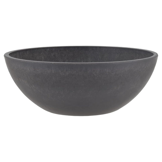 PSW Pot M30DC Collection - tazón de jardín Poco Profundo para suculentas, Bonsai, Jardines de Hadas, Hierbas, 12 Pulgadas, carbón Oscuro