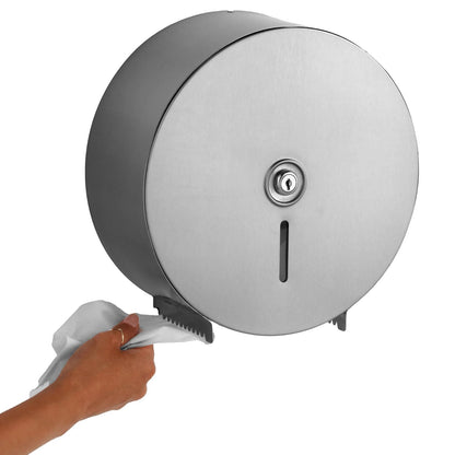 Bobrick Dispensador de Papel higiénico Jumbo 2890, Acero Inoxidable, 10.625 W x 10.625 H x 4.5 D