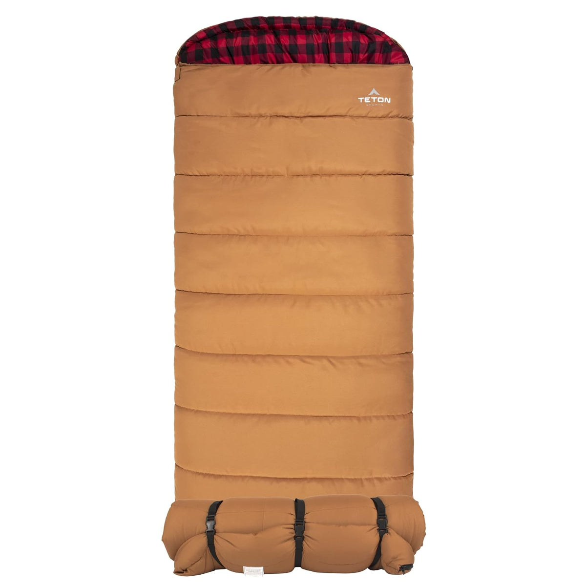 Teton Sports Deer Hunter Bolsa de Dormir con Cierre - Brown - 0F - Right Zip