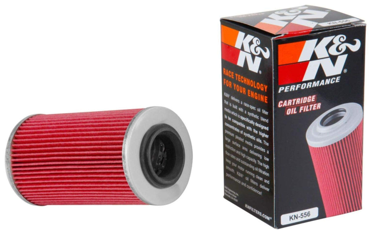 K&N Filtro de Aceite para Motocicleta | Compatible con Sea Doo, , John Deere (KN-556)