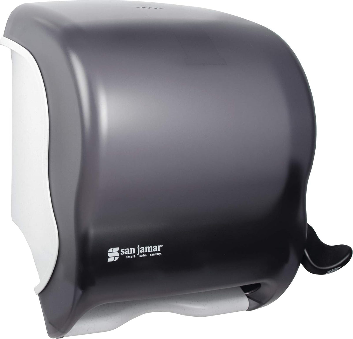 San Jamar Classic Element Dispensador de Toallas de plástico con Palanca, Color Negro Perla