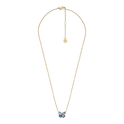 Fossil Collar jf04812710 butterfly wings de acero inoxidable en tono dorado para dama