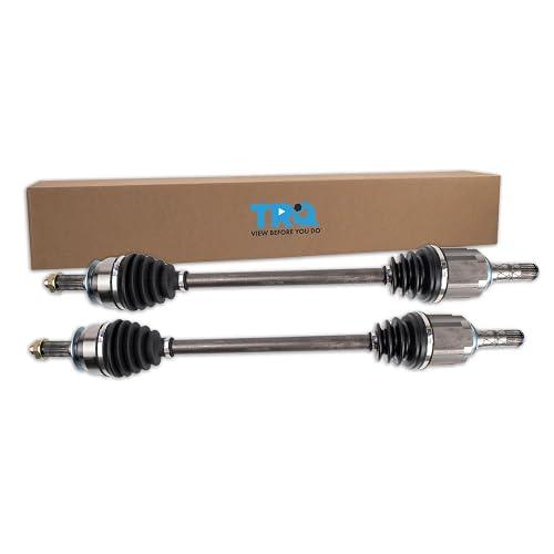TRQ Juego de Montaje de Eje CV Delantero Conductor y Pasajero Compatible Subaru Crosstrek 2016-2017 y XV 2014-2015