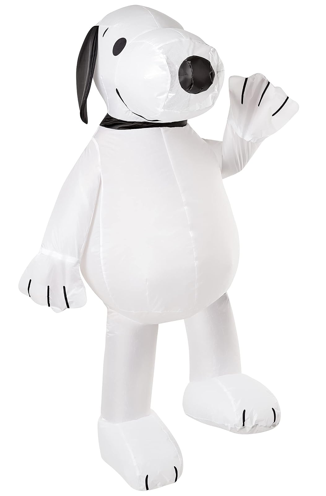 Rubies - Disfraz inflable Snoopy para adultos, como se muestra, talla única, Blanco, Talla única