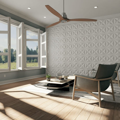 Ekena Millwork WP12X12KEWH Paquete de azulejos, Sencillo, Blanco