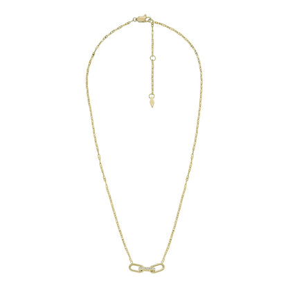 Fossil Collar jf04523710 heritage de acero inoxidable en color dorado para dama