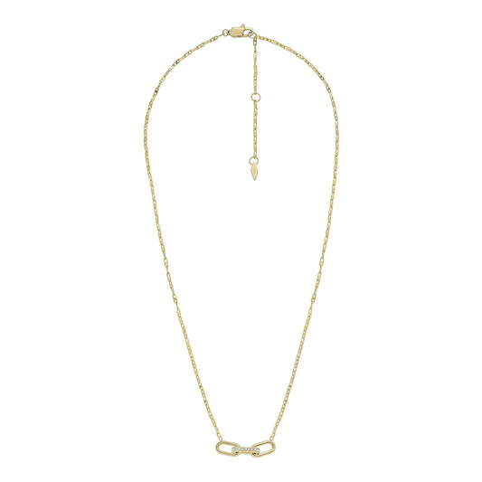Fossil Collar jf04523710 heritage de acero inoxidable en color dorado para dama